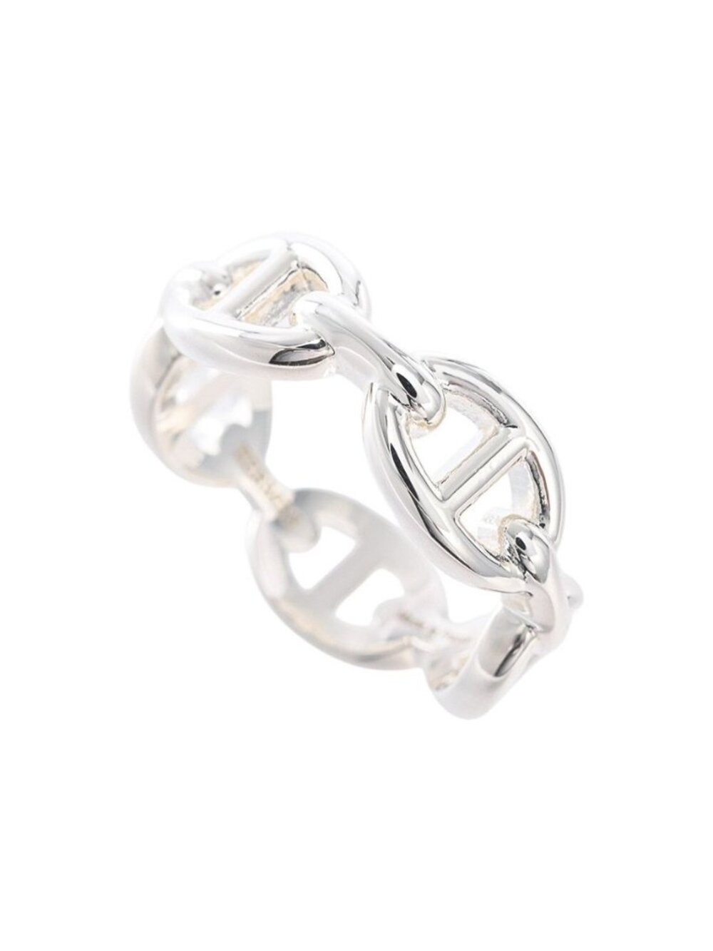 Hermes Ring Chaine D'ancre Enchainee PM